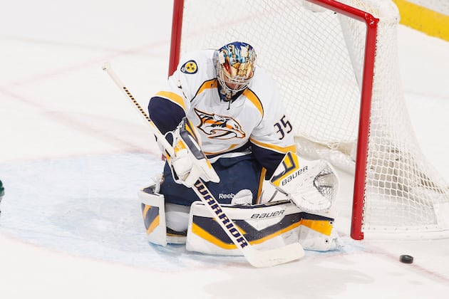 Rinne Cruises to Win in First Game of AHL Conditioning Stint