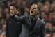 Ajax's coach Frank de Boer gestures during the Champions League Group H soccer match between Ajax Amsterdam and Celtic Glasgow at ArenA stadium in Amsterdam, Netherlands, Wednesday, Nov. 6, 2013. Ajax won the match with a 1-0 score. (AP Photo/Peter Dejong)