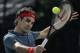 Roger Federer of Switzerland returns the ball to Novak Djokovic of Serbia during a semi final match of the Dubai Duty Free Tennis Championships in Dubai, United Arab Emirates, Friday, Feb. 28, 2014. (AP Photo/Kamran Jebreili)