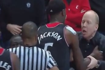 Vine: Mick Cronin Explodes on Teddy Valentine, Avoids Technical