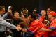 GLASGOW, SCOTLAND - MARCH 1 : Terence Crawford celebrates his victory over Rick Burns during the WBO World Lightweight Championship Boxing match at the Glasgow SECC on March 1 2014 in Glasgow, Scotland. (Photo by Mark Runnacles/Getty Images)