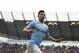Sergio Aguero starts for Manchester City.