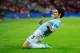 LONDON, ENGLAND - MARCH 02: Jesus Navas of Manchester City celebrates after scoring his team's third goal during the Capital One Cup Final between Manchester City and Sunderland at Wembley Stadium on March 2, 2014 in London, England. (Photo by Jamie McDonald/Getty Images)