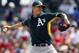 Jesse Chavez opens the first spring training game for the Oakland A's.