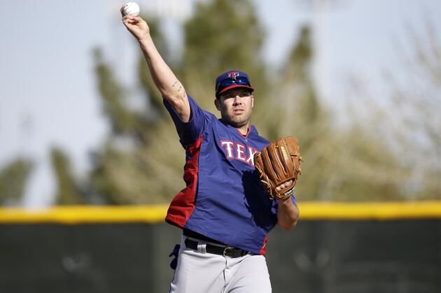 Colby Lewis Continues Rotation Spot Quest