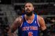 AUBURN HILLS, MI - MARCH 3: Tyson Chandler #6 of the New York Knicks takes a free throw during a game against the Detroit Pistons on March 3, 2014 at The Palace of Auburn Hills in Auburn Hills, Michigan. NOTE TO USER: User expressly acknowledges and agrees that, by downloading and/or using this photograph, User is consenting to the terms and conditions of the Getty Images License Agreement. Mandatory Copyright Notice: Copyright 2014 NBAE (Photo by D. Williams/Einstein/NBAE via Getty Images)