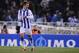 Real Sociedad's Antoine Griezmann of France, smiles after scoring his goal against FC Barcelona, during the Spanish League soccer match, at Anoeta stadium in San Sebastian, Spain, Saturday, Feb. 22, 2014. (AP Photo/Alvaro Barrientos)