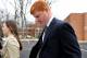 STATE COLLEGE, PA - JANUARY 24: Former Penn State assistant coach Mike McQueary walks outside after paying respect to former Penn State Football coach Joe Paterno during a public viewing at the Pasquerilla Spiritual Center on the campus of Penn State on January 24, 2012 in State College, Pennsylvania. Paterno, who was 85, died due to complications from lung cancer on January 22, 2012. (Photo by Patrick Smith/Getty Images)
