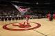 TORONTO, CANADA - FEBRUARY 11: A Mascot of the Toronto Raptors waves the flag during the game against the Portland Trail Blazers on February 11, 2011 at the Air Canada Centre in Toronto, Ontario, Canada. The Trail Blazers won 102-96. NOTE TO USER: User expressly acknowledges and agrees that, by downloading and or using this Photograph, user is consenting to the terms and conditions of the Getty Images License Agreement. Mandatory Copyright Notice: Copyright 2011 NBAE (Photo by Ron Turenne/NBAE via Getty Images)