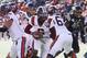 Virginia Tech's Mark Leal drops back to hand off during the second quarter of the NCAA college football Sun Bowl game Tuesday Dec. 31, 2013 in El Paso, Texas. (AP Photo/Victor Calzada)