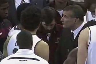 GIF: Frank Martin Swears at His Own Player Twice in One Sentence
