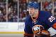 UNIONDALE, NY - FEBRUARY 27: Thomas Vanek #26 of the New York Islanders skates against the New York Islanders at the Nassau Veterans Memorial Coliseum on February 27, 2014 in Uniondale, New York. The Islanders defeated the Maple Leafs 5-4 in overtime. (Photo by Bruce Bennett/Getty Images)