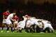 CARDIFF, WALES - MARCH 16: Ben Youngs of England prepares to put the ball in to a scrum watched by Mike Phillips of Wales during the RBS Six Nations match between Wales and England at Millennium Stadium on March 16, 2013 in Cardiff, Wales. (Photo by Michael Steele/Getty Images)