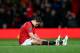 MANCHESTER, ENGLAND - JANUARY 22: A dejected Javier Hernandez of manchhester United reacts after a missed chance on goal during the Capital One Cup semi final, second leg match between Manchester United and Sunderland at Old Trafford on January 22, 2014 in Manchester, England. (Photo by Clive Mason/Getty Images)