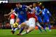 LONDON, ENGLAND - DECEMBER 08: Per Mertesacker of Arsenal clashes with James McCarthy of Everton during the Barclays Premier League match between Arsenal and Everton at Emirates Stadium on December 8, 2013 in London, England. (Photo by Michael Regan/Getty Images)