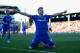 LONDON, ENGLAND - MARCH 01: Andre Schurrle of Chelsea celebrates as he scores their third goal and completes his hat trickduring the Barclays Premier League match between Fulham and Chelsea at Craven Cottage on March 1, 2014 in London, England. (Photo by Jamie McDonald/Getty Images)