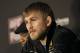 Alexander Gustafsson, from Sweden, is shown at a news conference after a UFC on Fox mixed martial arts event in Seattle, Saturday, Dec. 8, 2012. (AP Photo/Jeff Chiu)