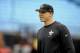 New Orleans Saints tight end Jimmy Graham is shown prior to an NFL football game against the Carolina Panthers in Charlotte, NC Sunday, Dec. 22, 2013. (AP Photo/Mike McCarn)