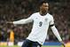England's Daniel Sturridge celebrates after scoring the opening goal during the international friendly soccer match between England and Denmark at Wembley stadium in London, Wednesday, March 5, 2014. (AP Photo/Alastair Grant)