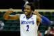 ORLANDO, FL - DECEMBER 01: Shaq Goodwin #2 of the Memphis Tigers celebrates following a victory over the Oklahoma State Cowboys during the Old Spice Classic at HP Field House on December 1, 2013 in Orlando, Florida. (Photo by Sam Greenwood/Getty Images)