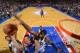 PHILADELPHIA, PA - MARCH 8: Michael Carter-Williams #1 of the Philadelphia 76ers goes up for the layup against the Utah Jazz at the Wells Fargo Center on March 8, 2014 in Philadelphia, Pennsylvania. NOTE TO USER: User expressly acknowledges and agrees that, by downloading and or using this photograph, User is consenting to the terms and conditions of the Getty Images License Agreement. Mandatory Copyright Notice: Copyright 2013 NBAE (Photo by Jesse D. Garrabrant/NBAE via Getty Images)