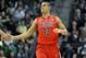 EUGENE, OR - MARCH 8: Nick Johnson #13 of the Arizona Wildcats is greeted at the bench during the first half of the game against the Oregon Ducks at Matthew Knight Arena on March 8, 2014 in Eugene, Oregon. (Photo by Steve Dykes/Getty Images)