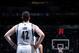 MINNEAPOLIS, MN - MARCH 7: Kevin Love #42 of the Minnesota Timberwolves stands on the court during a game against the Detroit Pistons on March 7, 2014 at Target Center in Minneapolis, Minnesota. NOTE TO USER: User expressly acknowledges and agrees that, by downloading and or using this Photograph, user is consenting to the terms and conditions of the Getty Images License Agreement. Mandatory Copyright Notice: Copyright 2014 NBAE (Photo by David Sherman/NBAE via Getty Images)