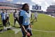 Tennessee Titans running back Chris Johnson (28) walks off the field before an NFL football game against the Houston Texans Sunday, Dec. 29, 2013, in Nashville, Tenn. (AP Photo/Wade Payne)