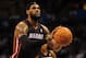 Feb 20, 2014; Oklahoma City, OK, USA; Miami Heat small forward LeBron James (6) attempts a free throw shot against the Oklahoma City Thunder during the second quarter at Chesapeake Energy Arena. Mandatory Credit: Mark D. Smith-USA TODAY Sports