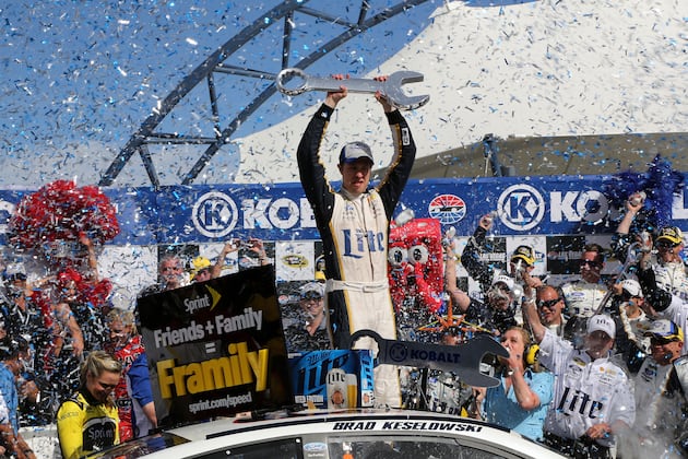 Brad Keselowski Wins in Vegas as Dale Earnhardt Jr. Runs out of Fuel