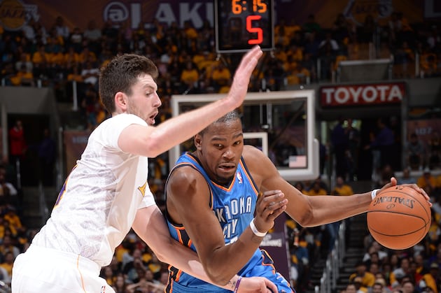 Meeks Erupts for 42 as Lakers Stun Thunder