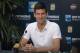Novak Djokovic, of Serbia, speaks during a news conference at the BNP Paribas Open tennis tournament Friday, March 7, 2014, in Indian Wells, Calif. (AP Photo/Mark J. Terrill)