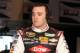 Austin Dillon prepares to talk to media at Daytona International Speedway.
