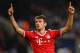 MANCHESTER, ENGLAND - OCTOBER 02: Thomas Muller of FC Bayern Muenchen celebrates scoring the second goal during the UEFA Champions League Group D match between Manchester City and FC Bayern Muenchen at Etihad Stadium on October 2, 2013 in Manchester, England. (Photo by Laurence Griffiths/Getty Images)