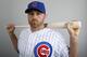 This is a 2014 photo of Nate Schierholtz of the Chicago Cubs baseball team. This image reflects the Cubs active roster as of Monday, Feb. 24, 2014, when this image was taken. (AP Photo/Ross D. Franklin)