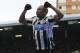 Newcastle United's Loic Remy celebrates his goal against West Ham United during their English Premier League soccer match at Upton Park, London, Saturday, Jan. 18, 2014. (AP Photo/Sang Tan)