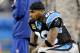 Carolina Panthers wide receiver Steve Smith (89) is shown before the start of an NFL football game against the New England Patriots in Charlotte, NC, Monday, Nov. 18, 2013. (AP Photo/Mike McCarn)