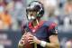 Houston Texans' Matt Schaub before an NFL football game against the Denver Broncos, Sunday, Dec. 22, 2013, in Houston. (AP Photo/Patric Schneider)