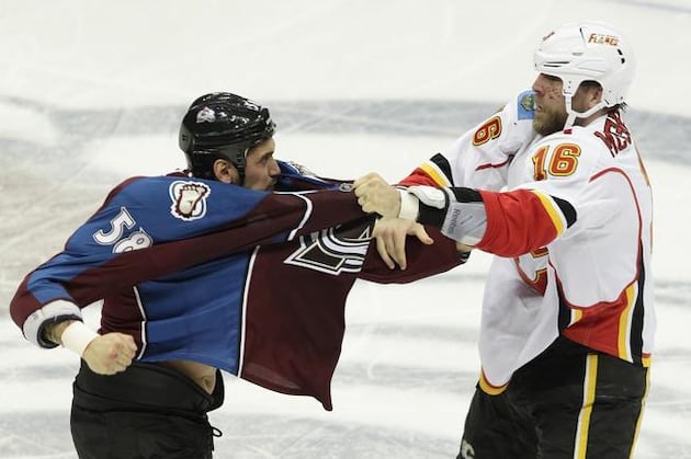 Avs' Patrick Bordeleau Had a Reason for Not Fighting: An Injured Hand