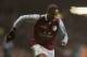 Aston Villa's Charles N'Zogbia is seen in action playing against Bradford City during their English League Cup second leg semi-final soccer match at Vill's stadium in Birmingham, England, Tuesday, Jan. 22,2013.(AP Photo/Alastair Grant)