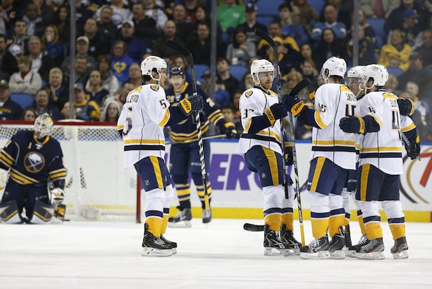 Predators Too Much for Sabres 4-1