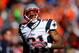 January 19, 2014; Denver, CO, USA; New England Patriots cornerback Aqib Talib against the Denver Broncos in the 2013 AFC Championship football game at Sports Authority Field at Mile High. Mandatory Credit: Mark J. Rebilas-USA TODAY Sports