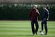 LONDON - APRIL 01: Arsene Wenger talks with Robin Van Persie of Arsenal during Arsenal training prior to tomorrows Champions League Quarter Final match against Liverpool at London Colney on April 1, 2008 in London, England. (Photo by Jamie McDonald/Getty Images)