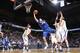 CINCINNATI, OH - MARCH 1: Doug McDermott #3 of the Creighton Bluejays drives to the basket against the Xavier Musketeers during the game at Cintas Center on March 1, 2014 in Cincinnati, Ohio. Xavier won the game 75-69. (Photo by Joe Robbins/Getty Images)
