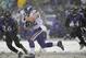 Minnesota Vikings running back Toby Gerhart (32) rushes the ball during an NFL football game against the Baltimore Ravens, Sunday, Dec. 8, 2013, in Baltimore. (AP Photo/Nick Wass)