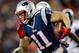 FOXBORO, MA - NOVEMBER 24: Wide receiver Julian Edelman #11 of the New England Patriots runs with the ball against the Denver Broncos during a game at Gillette Stadium on November 24, 2013 in Foxboro, Massachusetts. (Photo by Jim Rogash/Getty Images)