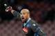 NAPLES, ITALY - FEBRUARY 27: Pepe Reina of Napoli in action during the UEFA Europa League Round of 32 match between SSC Napoli and Swansea City at Stadio San Paolo on February 27, 2014 in Naples, Italy. (Photo by Giuseppe Bellini/Getty Images)
