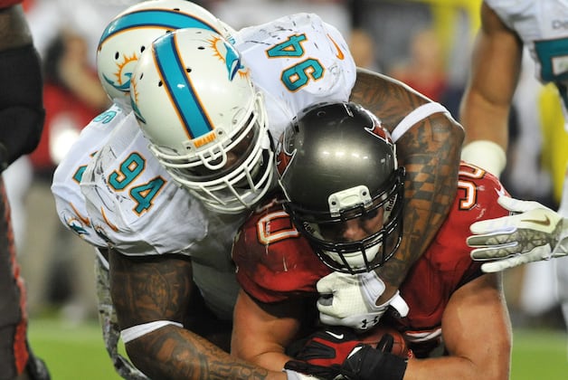 Miami Dolphins' Randy Starks (Sort Of) Happy to Be Back
