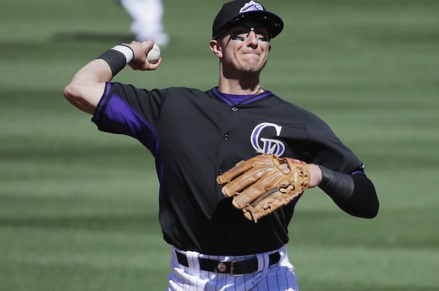 Troy Tulowitzki Leaves After Getting Hit in Lower Leg by Pitch