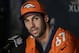 ADVANCE FOR WEEKEND EDITIONS, MARCH 8-9 - FILE - In this Jan. 30, 2014 file photo, Denver Broncos wide receiver Eric Decker talks with reporters during a news conference in Jersey City, N.J. NFL free agency begins Tuesday, March 11, 2014, with each team having another $10 million or so to spend thanks to the increased salary cap. Such standouts as receivers Eric Decker and Julian Edelman, defensive end Michael Bennett and cornerback Alterraun Verner figure to draw quick attention. (AP Photo/File)